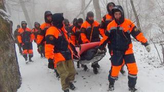 На горе Бештау спасатели провели тренировку по поиску пропавшего туриста