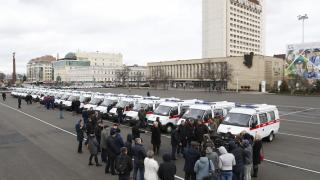 21 новый автомобиль скорой помощи получили ставропольские больницы