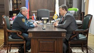 Глава Ставрополья встретился с начальником Северо-Кавказского регионального центра МЧС РФ