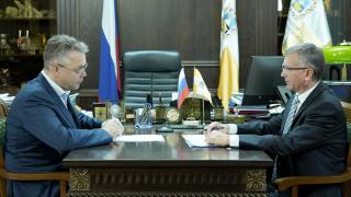 Губернатор Ставрополья обсудил итоги выборов с председателем регионального избиркома