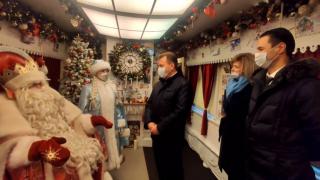 Поезд Деда Мороза прибыл в Ставрополь