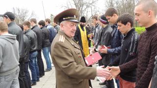 Призывников проводили на службу в армию в Апанасенковском районе
