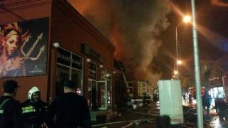 Крупный пожар в кафе произошел в Ессентуках