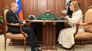 Владимир Путин провёл рабочую встречу с Уполномоченным при Президенте РФ по правам ребёнка