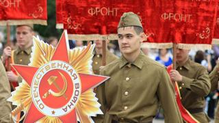 Юбилейный День Победы торжественно и трогательно отметили в селе Левокумском