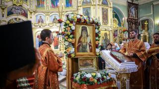 Литургия в честь святителя Игнатия состоялась в Казанском соборе Ставрополя