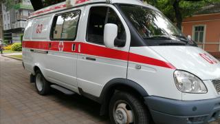 В Минераловодском округе в аварию попал автомобиль скорой помощи