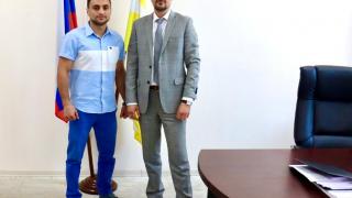 Министр спорта Ставрополья провёл встречу с пятигорским боксёром Давидом Аванесяном