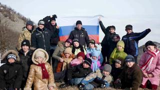 На гору Бештау взошли 120 ставропольских школьников
