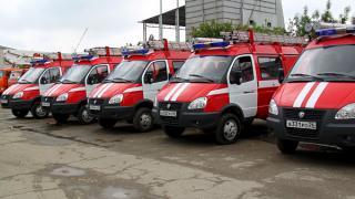 Пять пожарных частей на Ставрополье получили новые спецавтомобили