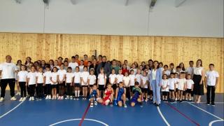 В Шпаковском округе открыли обновлённый спортзал