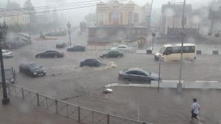 Последствия урагана в Кисловодске