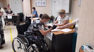 В Железноводске на участках для голосования созданы комфортные условия для граждан с инвалидностью
