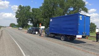 Грузовик спровоцировал аварию с 4 машинами в Труновском округе Ставрополья