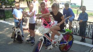 В Кочубеевском районе сотрудники ГАИ провели детский праздник «Мой друг велосипед»