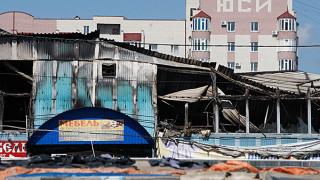 В Ставрополе горел рынок «Тухачевский», пострадал охранник