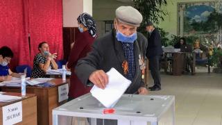 В cеле Каново на Ставрополье проголосовал старейший житель