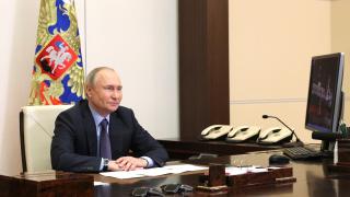 Владимир Путин принял участие в церемонии запуска первой технологической линии Амурского газоперерабатывающего завода