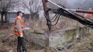 В Комсомольском парке Пятигорска снесены незаконные постройки