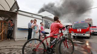 Рынок Тухачевский и мусорный полигон горели в Ставрополе