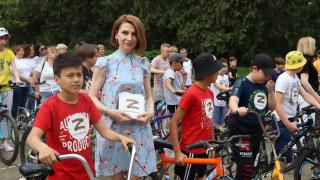 В Грачёвском округе 50 велосипедистов приняли участие в групповом заезде