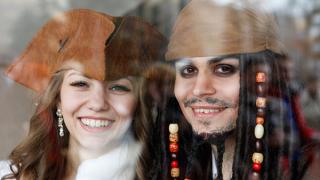 Свадьбу в стиле «Пиратов Карибского моря» устроили в Ставрополе. Жених – Джек Воробей