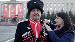 Медалями «За возвращение Крыма» наградили 36 ставропольских казаков