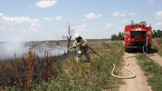 Два крупных ландшафтных пожара в один день потушили на Ставрополье