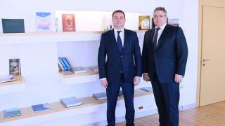 Губернатор Ставрополья В. Владимиров встретился с главой Росимущества