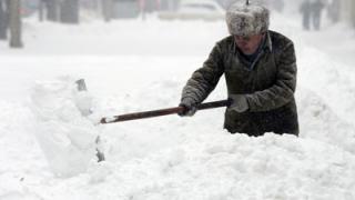 На Ставрополье сильный снегопад и метели