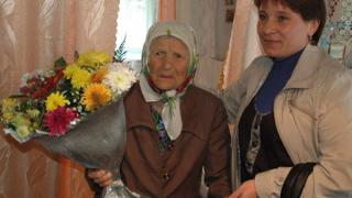 Пелагея Козык из села Вознесеновского отметила свое 100-летие