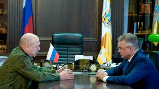 Глава Ставрополья провёл встречу с главнокомандующим Сухопутными войсками