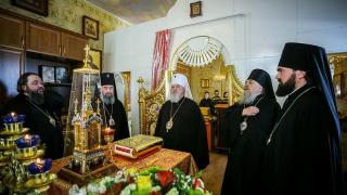 На десятилетии Ставропольской митрополии встретились пять архиереев православной церкви
