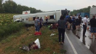 Более 20 человек пострадали в ДТП с автобусом Ставрополь-Москва в Ростовской области