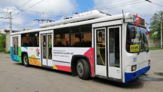 11 троллейбусов цвета Международной Студвесны будут курсировать по Ставрополю