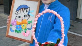 В ипатовском музее открылась персональная выставка пятиклассницы Ани Лагутиной