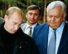 Виталий Михайленко (справа) сопровождает президента РФ Владимира Путина в поездке по Кавминводам