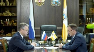 Владимир Владимиров провёл рабочую встречу с исполняющим обязанности министра образования края