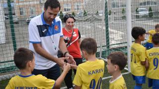 На Ставрополье побывал сооснователь «Испанской школы футбола» Инаки Бени