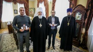 Награды епархии вручены благотворителям Иверского храма Ставрополя