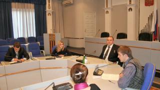 Герой России Михаил Миненков встретился с членами молодежной палаты при ГДСК