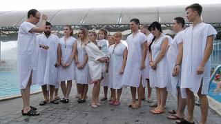 Студенты отметили праздник Крещения на термальных источниках в селе Казьминском