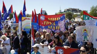 В Ставрополе в первомайской акции приняли участие пять тысяч человек