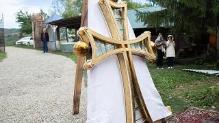 Освящен купольный крест для строящегося храма поселка Подкумок  