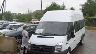 Кумагорский автобус бесплатно доставляет пациентов на лечение в больницу