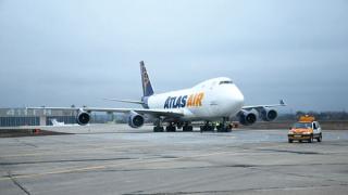 В аэропорту Минвод впервые приземлился грузовой «Боинг-747» из Чикаго