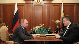 Путин и Владимиров обсудили развитие Кавминвод и переселение ставропольцев из аварийного жилья
