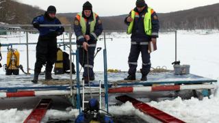 Ставропольские спасатели провели тренировочные занятия водолазов