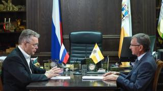Владимир Владимиров провёл рабочую встречу с председателем избирательной комиссии Ставрополья