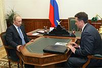 Путин встретился с губернатором Гаевским
